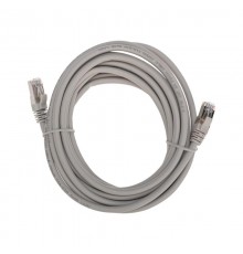 Патч-корд S/FTP CAT 6A (10G), RJ45-RJ45, 28AWG, LSZH, серый, 5м REXANT  02-0390-5  REXANT