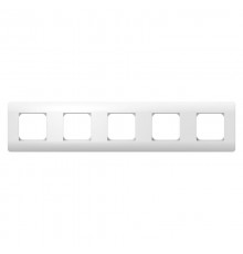 Рамка 5-ая, универсальная, белый(NEW3-E)  431549  CHINT