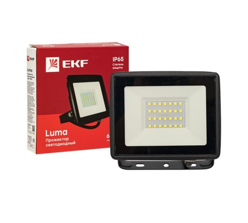 Прожектор светодиодный СДО-3003 30Вт 6500К IP65 EKF Basic  FLL-3003-30-6500  EKF