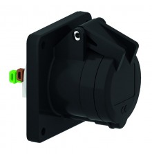 Розетка панельная 3р(2p + PE) 16А 230-380 QC черная IP44 I 130269-Bals I Bals