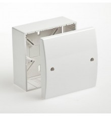 Коробка универсальная для кабель-каналов 100х100х55мм  65019  Рувинил