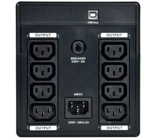 ITK ELECTRA ET ИБП 1,5кВА/900Вт с АКБ 2х9AH USB  EET-1500VA-1-002  ITK