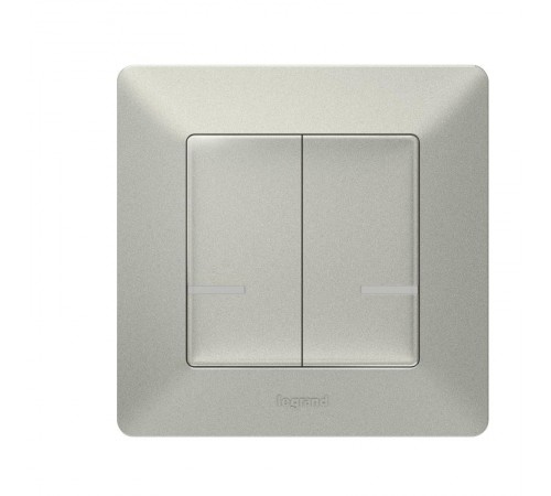 Выключатель Умный беспроводной 2-кл. Valena Life алюм. Netatmo  752387  Legrand