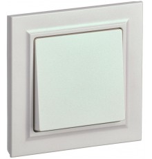 BRITE Выключатель 1-клавишный 10А в сборе ВСР10-1-0-БрЖ жемчуг  BR-V10-0-10-K36-F  IEK