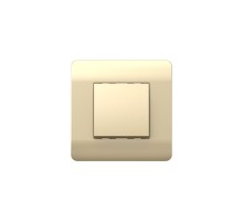 Переключатель 1-клавишный, 10А, шампань(NEW3-E)  431382  CHINT