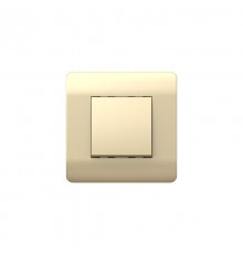 Переключатель 1-клавишный, 10А, шампань(NEW3-E)  431382  CHINT