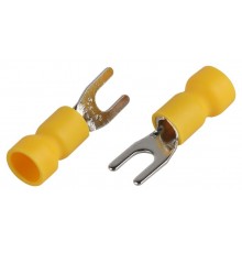 Наконечник вилочный ЭРА NO-225-123 НВИ 6.0-5 с изолированным фланцем (упаковка 50 шт.)   Б0063318  ЭРА