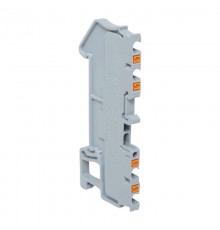 Клеммная колодка пружинная 1,5 Push-in 4 вывода серая PIT-1,5-4  EKF