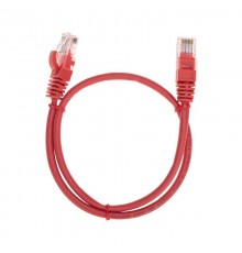 Патч-корд U/UTP, CAT 5e, RJ45-RJ45, 26AWG, LSZH, красный, 0,5м REXANT  02-0103-05  REXANT