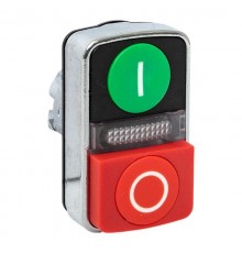 Механизм исполнительный кнопки XB4 "пуск-стоп" с выпирающим стопом возвратный без фиксации, с подсветкой IP65  XB4BW84-65  EKF