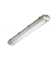 Светильник люминесцентный пылевлагозащищенный TLWP236 PC EL 1263x135x105мм без ламп IP65 прозр  00900  TechnoLux