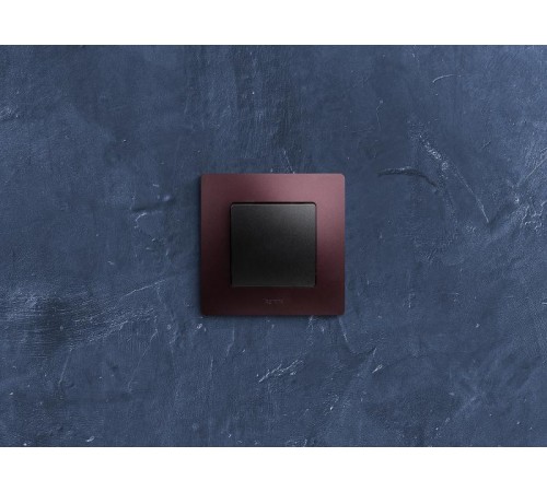 Etika Антрацит Выключатель 1-клавишный, автозажимные клеммы, 10AX, 250 В  672601  Legrand