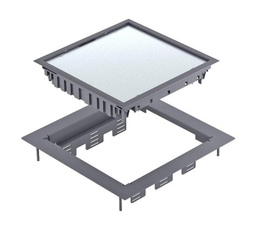 Лючок ZES9-2U (для ретрофита лючка GEE9/12, серый)  7405069  OBO Bettermann