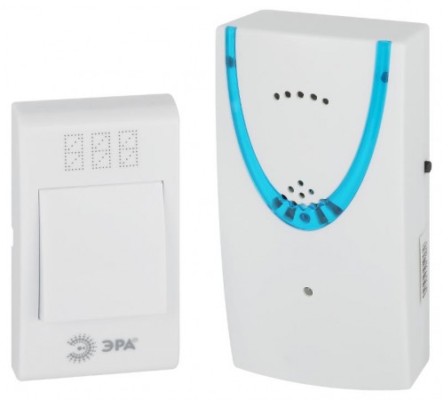 Звонок дверной A03 беспроводной, белый  Б0053277  ЭРА