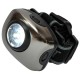 Фонарь налобный "Bright eyes comfort" S-HL011-C Gun Metal  алюм.корпус, 1 LED, упаковка кламшелл, 3хААА н/к  03212  Uniel