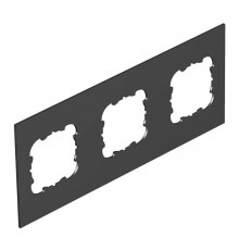 Крышка для напольного бокса Telitank на 3 устройства EKR 213x88 мм (ПВХ,черный) (T12L P3S 9011)  7408188  OBO Bettermann