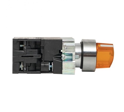 Переключатель BD33 3P c желтой подстветкой 24В NO PROxima  xb2-bk33-y-24  EKF