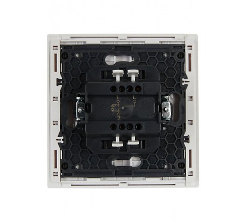 FORTE&PIANO Выключатель 1-клавишный проходной с индикацией 10А FP204 белый  FP-V12-1-10-1-K01  IEK