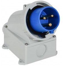 Вилка стационарная ССИ-5232 32А-6ч 220В 2P+PE IP67  PSR51-032-3-0-67  IEK