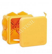 Коробка распределительная Тусо для о/п, 70х70х40мм (оранж)не распр.горение  67030НГ  Рувинил