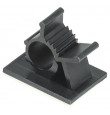 Клипса самоклеящаяся КС-10 черная (24 шт)  UHP40-D10-K02  IEK