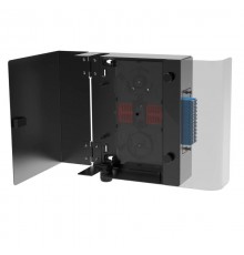 Корпус оптического навесного бокса, 1 слот для адаптерных планок типаRNAP, черный, без сплайс-кассеты, без пигтейлов  RNFBEBL  DKC