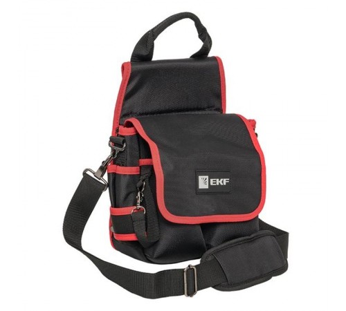 Сумка монтажника поясная с крышкой и ремнем С-14 EKF Professional  C-14  EKF