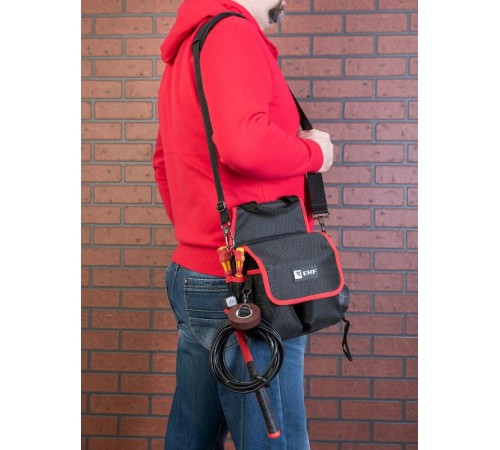 Сумка монтажника поясная с крышкой и ремнем С-14 EKF Professional  C-14  EKF