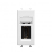 HDMI розетка "Белое облако" Avanti модульная, тип А-А, 1 мод  4400251  DKC