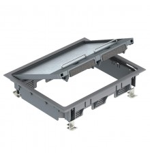 Лючок GES6 DB (фальш-пол) 9xModul45 (полиамид,серый) (GES6 DB 7011)  7405260  OBO Bettermann