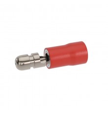 Наконечник-разъем цилиндрический, вилка 9x4, изолированный фланец, для кабеля сечением до 1.5кв.мм  ICCM-1.5-4-9  DKC