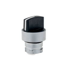 Головка переключателя короткая ручка, черный, 2 полож. фикс., мет. MTB2-BD2  43239  ОВЕН