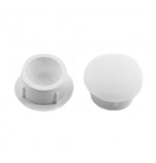 Заглушка декоративная 14 мм белая (30 шт) - пакет   108885  Tech-KREP