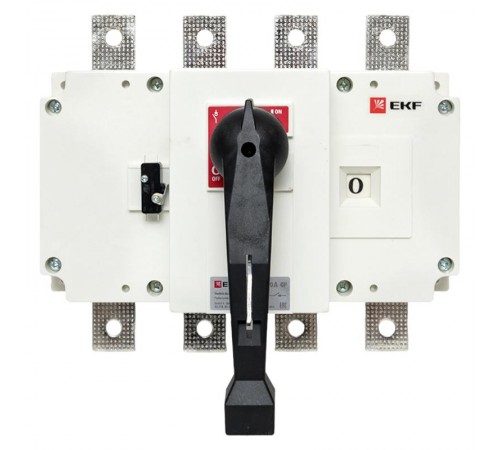 Рубильник-выключатель 400A 4P c рукояткой управления для прямой установки PowerSwitch  psds-400-4  EKF
