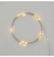 Гирлянда "Роса", 2 м, 20 диодов, цвет теплый белый  303-006  NEON-NIGHT