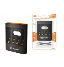 Устройство зарядное 36044 (3600 mA 4 слота АА/ААА 4 кан.USB)  SQ1702-0100  TDM