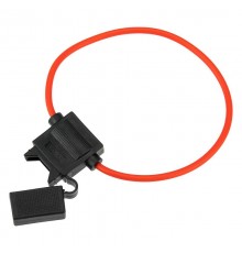 Держатель предохранителя типа стандарт прямоугольный черный  16-0421  REXANT