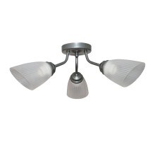 Светильник "Бона" 131 хром (плафон П0476) НПБ 01-3х60-185 Е27  1005404415  Элетех