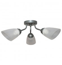 Светильник "Бона" 131 хром (плафон П0476) НПБ 01-3х60-185 Е27  1005404415  Элетех