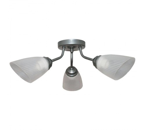 Светильник "Бона" 131 хром (плафон П0476) НПБ 01-3х60-185 Е27  1005404415  Элетех