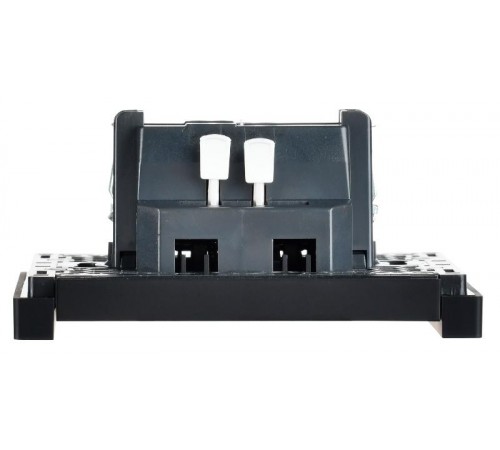 FORTE&PIANO Выключатель 1-клавишный самовозвратн. 10А FP110 черный  FP-V14-0-10-1-K02  IEK