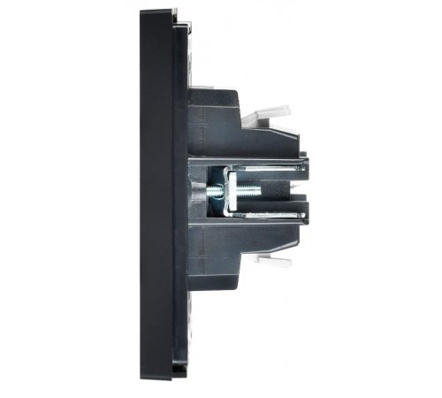 FORTE&PIANO Выключатель 1-клавишный самовозвратн. 10А FP110 черный  FP-V14-0-10-1-K02  IEK