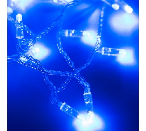Светодиодная гирлянда ARD-STRING-CLASSIC-10000-CLEAR-100LED-FLASH BLUE (230V, 7W)  025788  Arlight