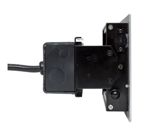 Встраиваемый настольный лючок, 4 модуля=2 поста, C-Line, металлик  cl-vnl-4-s  EKF