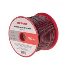Кабель акустический 2х1,00 мм красно-черный (бухта 100 м)  01-6105-3  REXANT