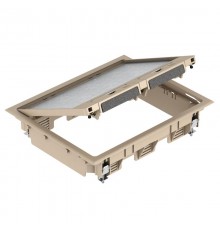 Лючок GES6U (универсальный) 9xModul45 (для 3xUT3, полиамид, бежевый)  7405316  OBO Bettermann