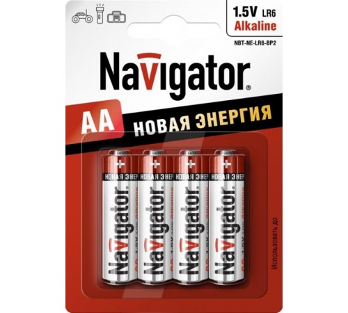 Элемент питания NBT-NE-LR6-BP4  94753  Navigator