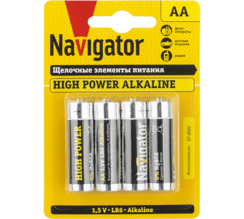 Элемент питания NBT-NE-LR6-BP4  94753  Navigator