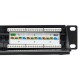 Патч-панель TERACOM 19'' Cat.5E 1U неэкранирован UTP 24 порта RJ-45 110 IDC с органайзером  TRC-PPNL-5EUTP-C1U24  EKF