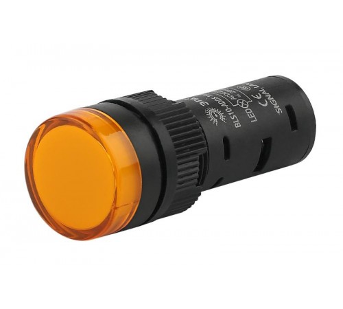 Лампа AD16DS(LED)матрица d16мм желтый 230В AC (20/1000/28000)  Б0045618  ЭРА